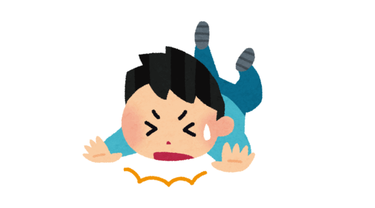 子どもが転んで歯を受傷